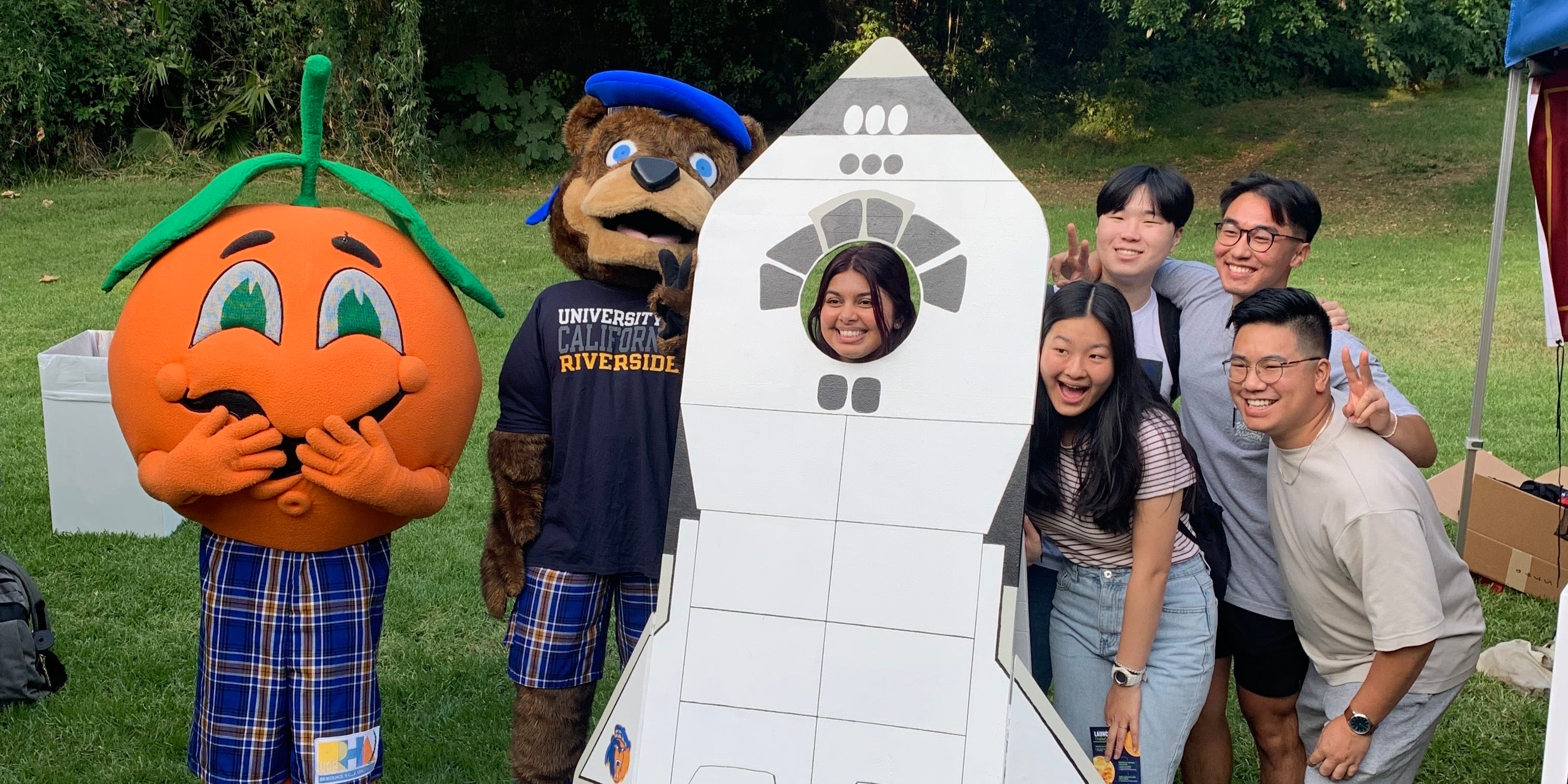 Posing with Mascots Launch Fest 2023 