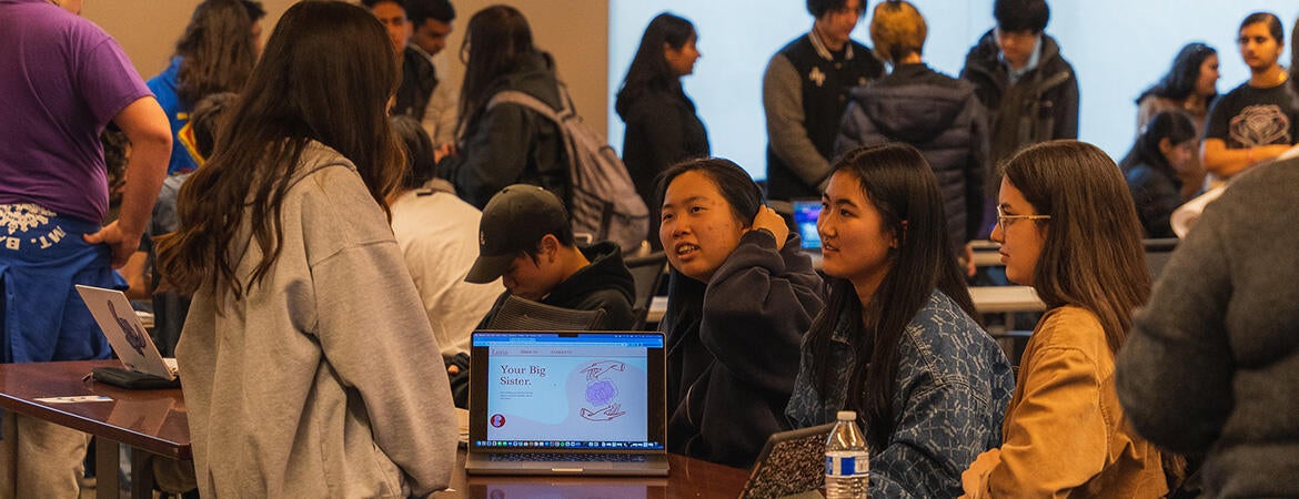 A group of student participants of the 2024 Rose Hack.