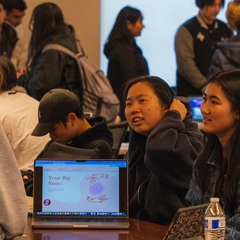 A group of student participants of the 2024 Rose Hack.