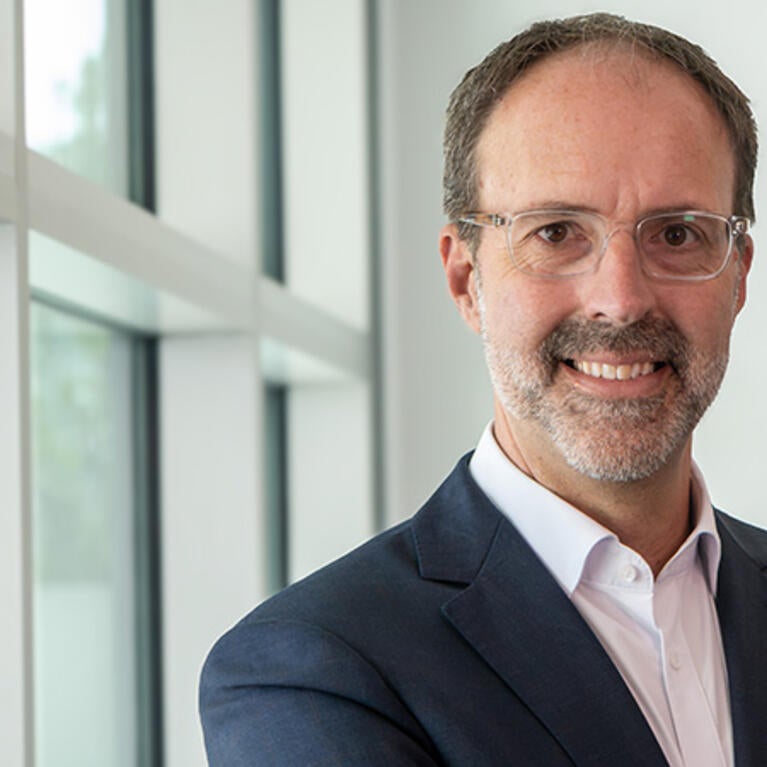 Portrait of Ryan Reid, a BCOE alum and president of Boeing Satellite Systems
