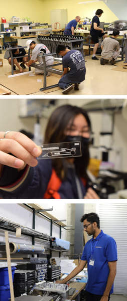 Students in labs