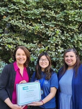 Laura McGeehan, Queenie Xu and Nancy Cruz - UC LEADS