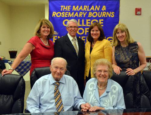 Bourns Family Commencement 2012- Marlan and Rosemary Bourns. Bourns Family Commencement 2012, Marlan and Rosemary Bourns.